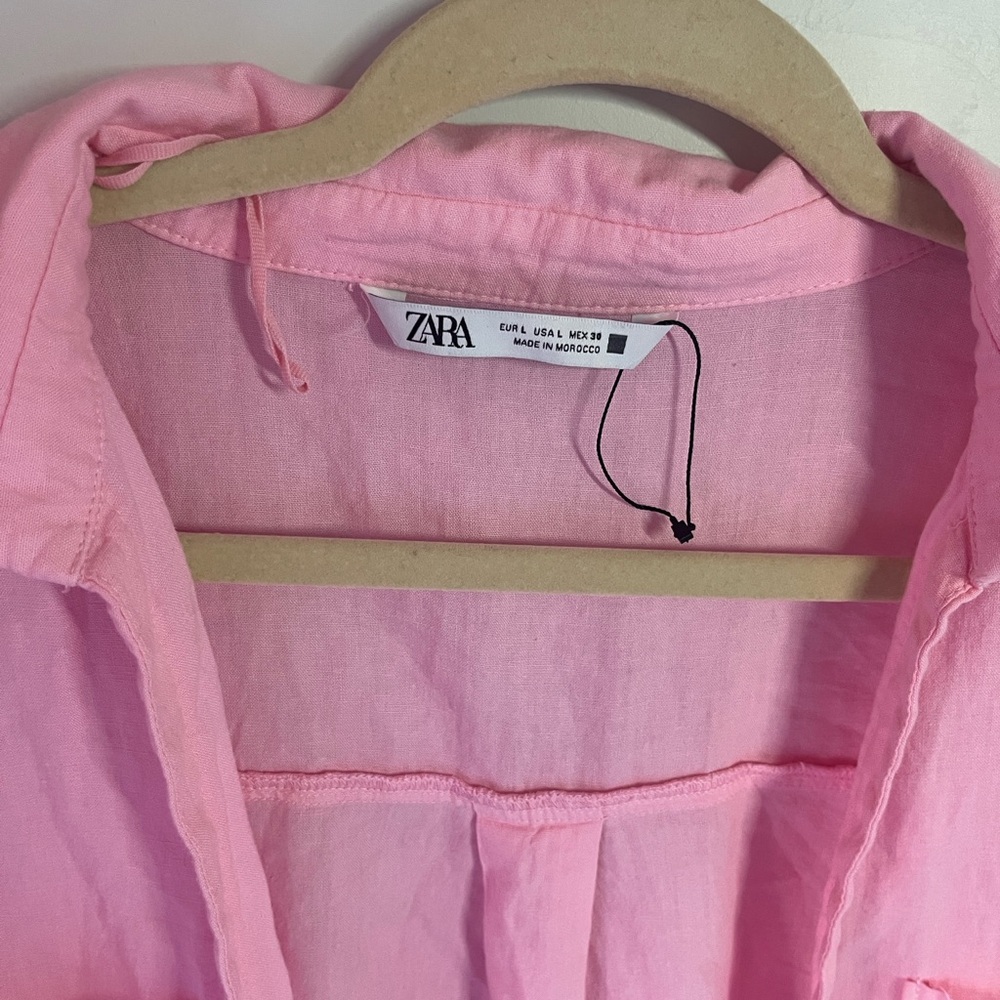 Zara Vibrant Pink Blouse